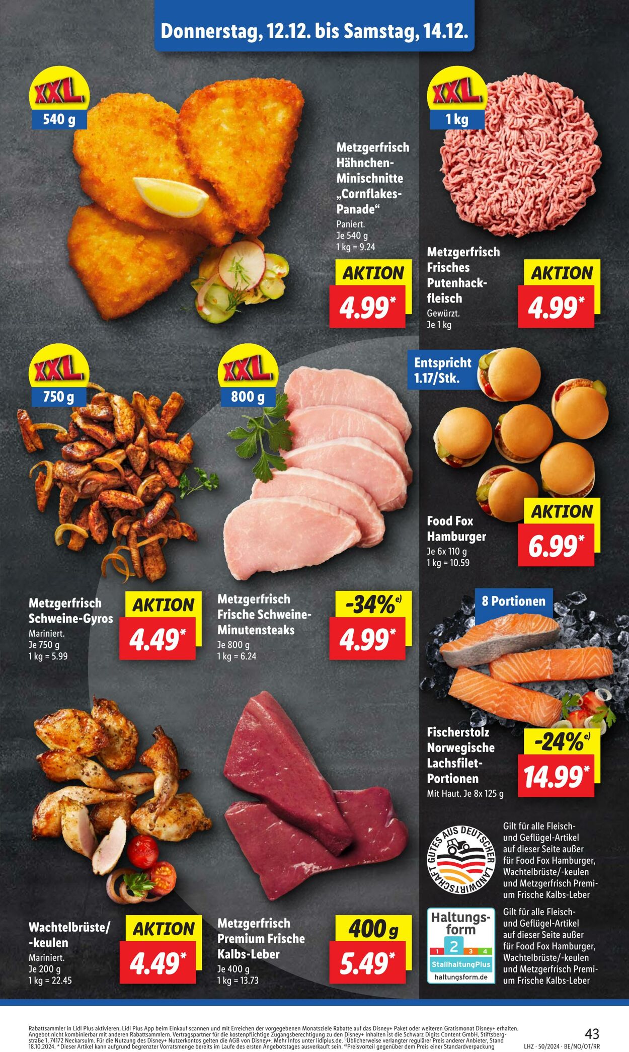 Prospekt Lidl 09.12.2024 - 14.12.2024