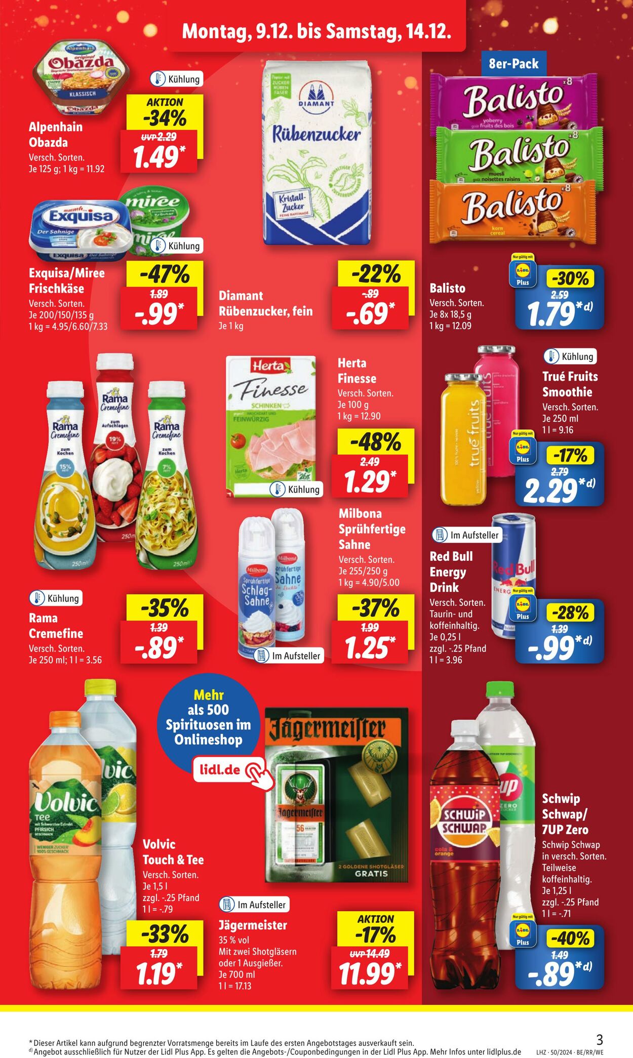 Prospekt Lidl 09.12.2024 - 14.12.2024