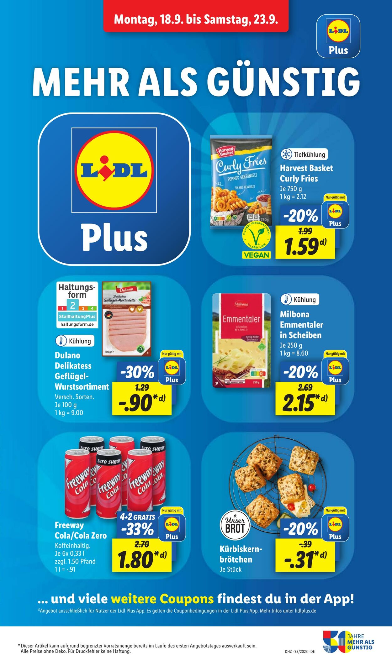 Prospekt Lidl 18.09.2023 - 23.09.2023