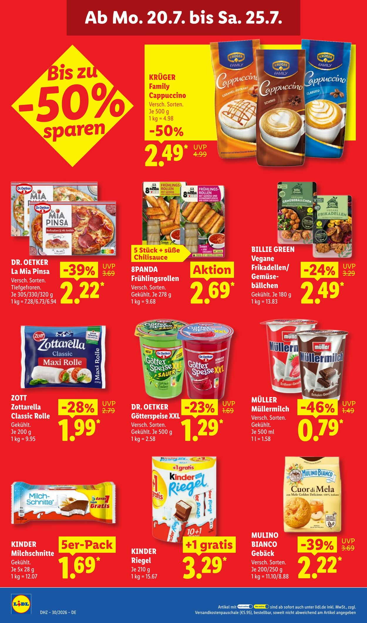 Prospekt Lidl 20.07.2026 - 25.07.2026