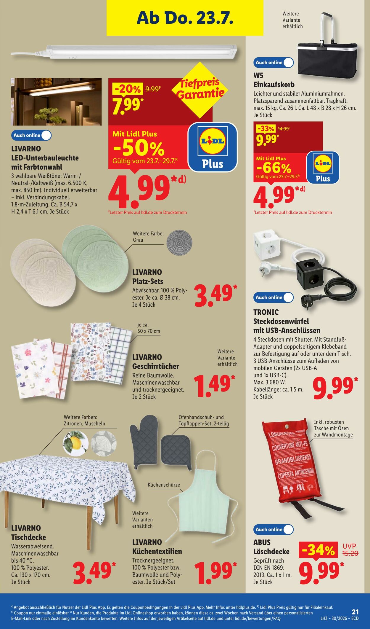 Prospekt Lidl 20.07.2026 - 25.07.2026