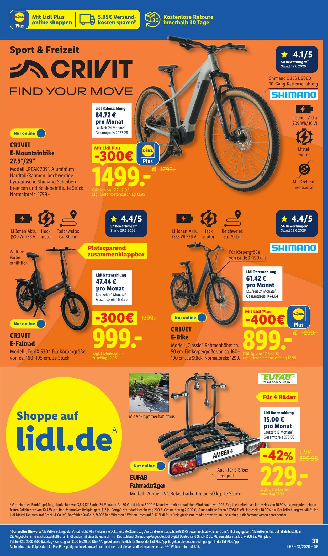 Prospekt Lidl 27.07.2026 - 01.08.2026
