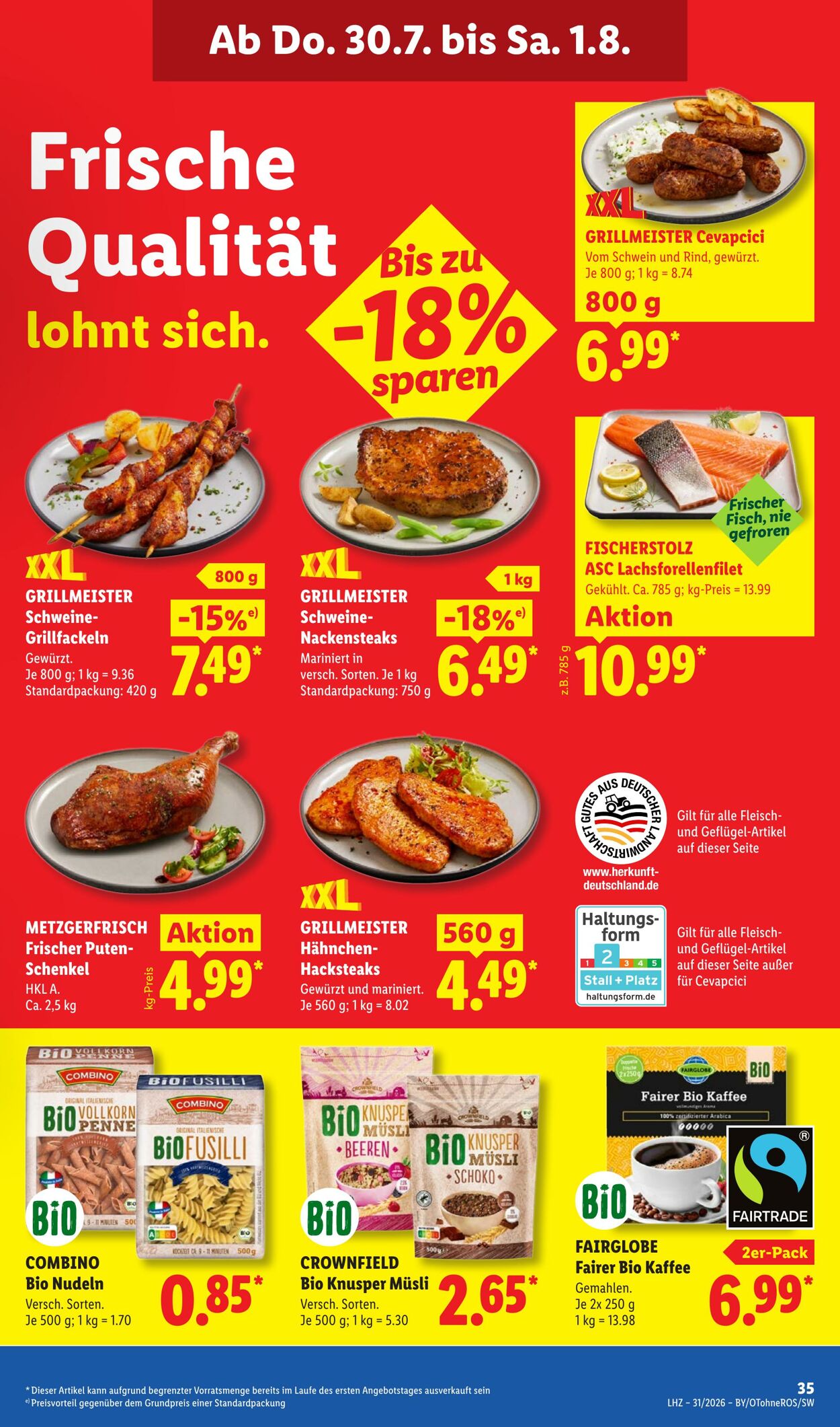 Prospekt Lidl 27.07.2026 - 01.08.2026