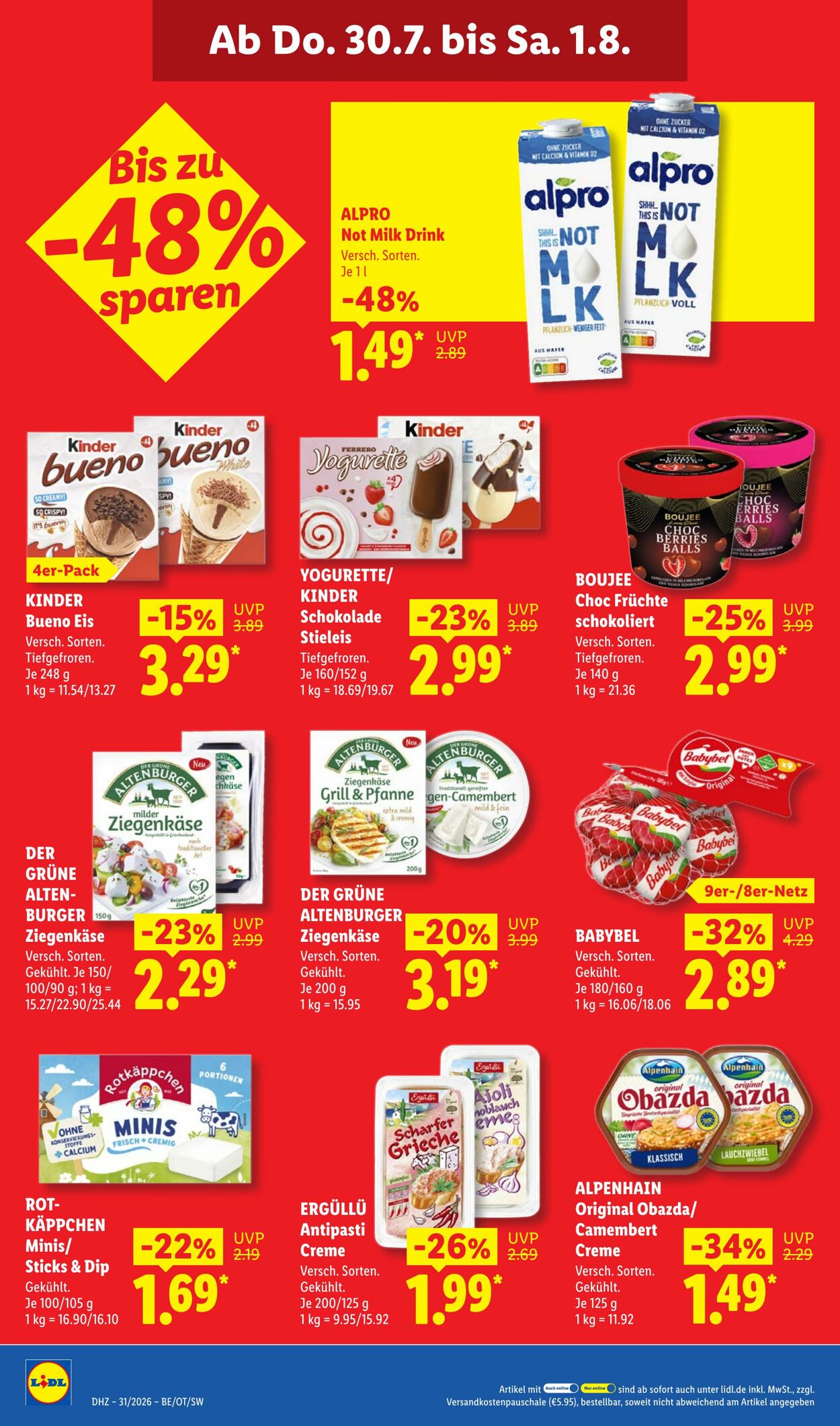 Prospekt Lidl 27.07.2026 - 01.08.2026