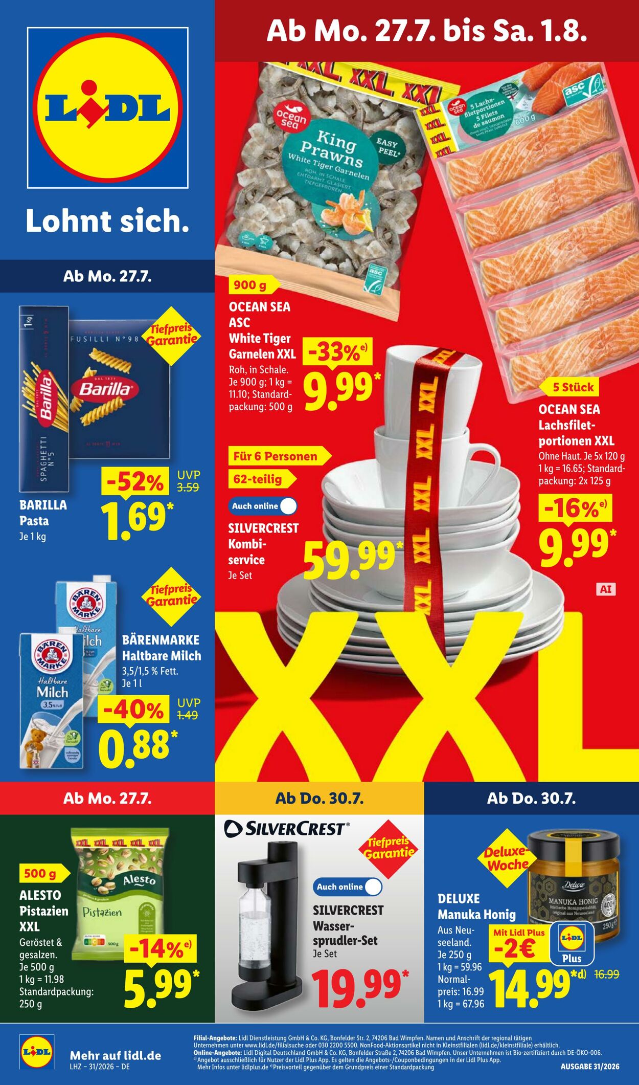 Prospekt Lidl 27.07.2026 - 01.08.2026