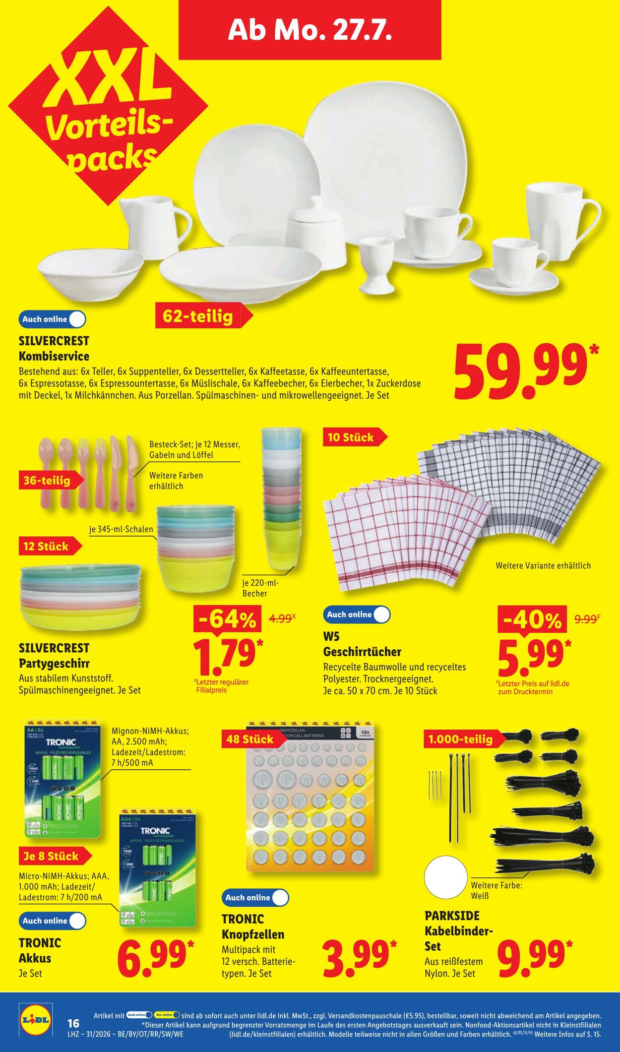 Prospekt Lidl 27.07.2026 - 01.08.2026