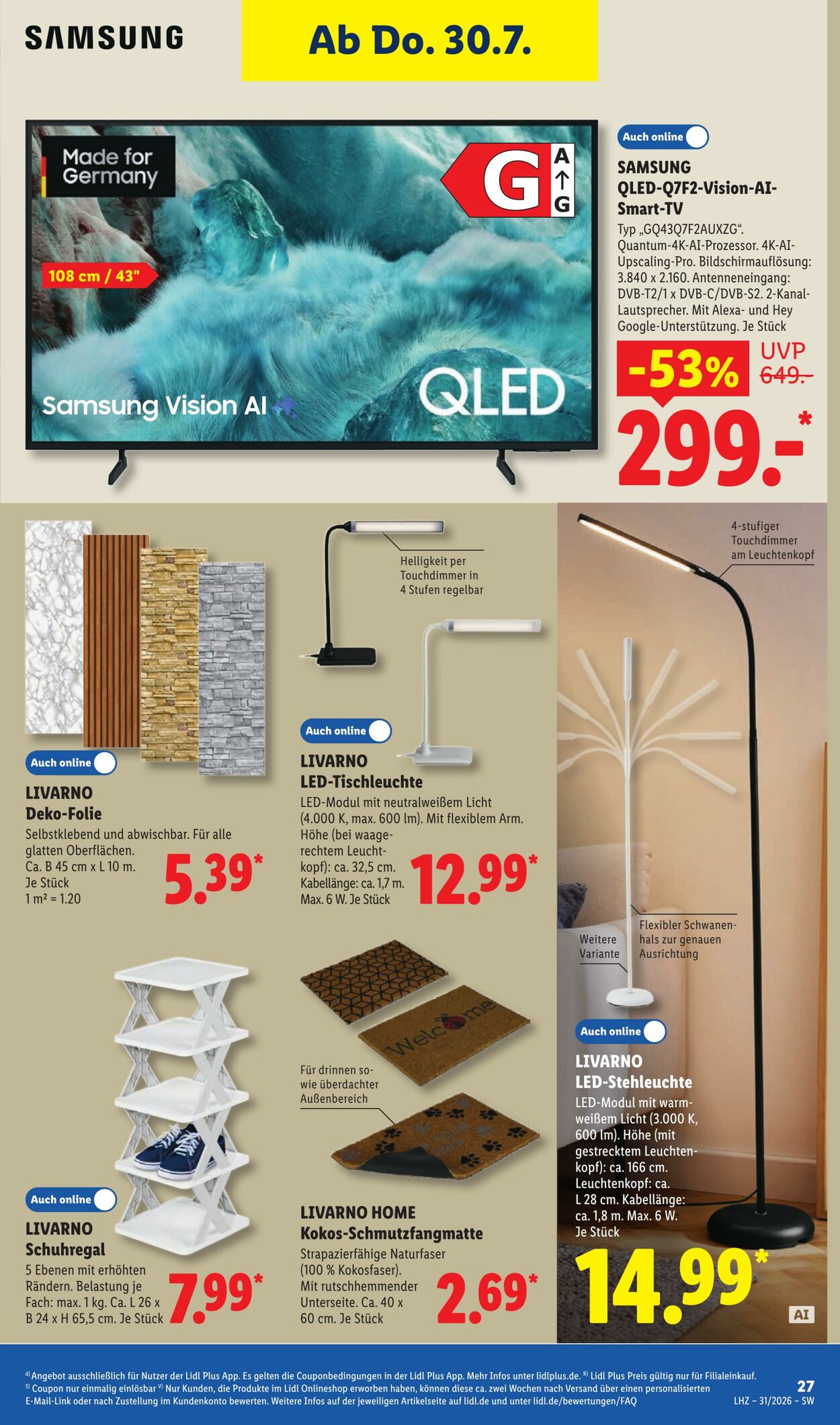 Prospekt Lidl 27.07.2026 - 01.08.2026