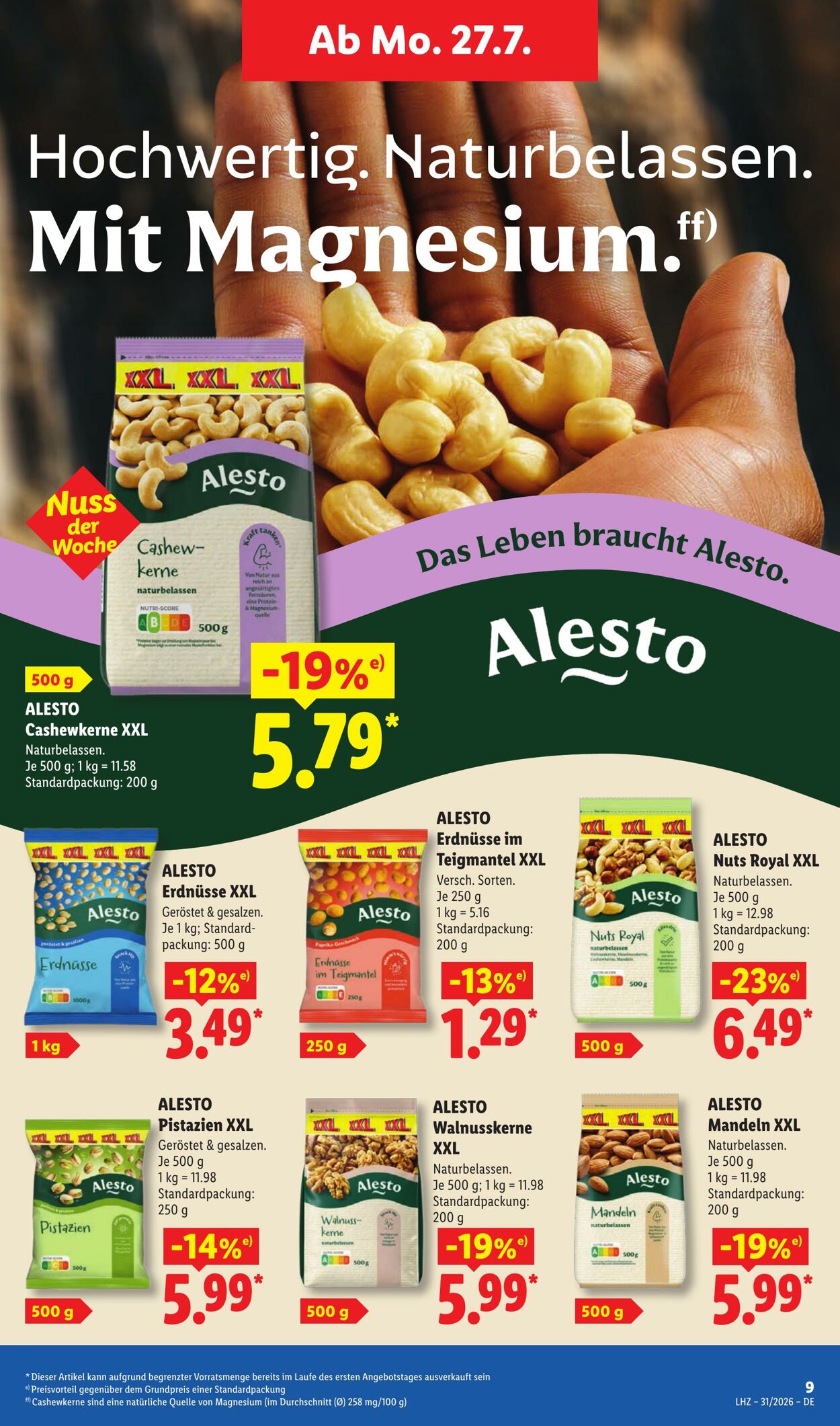 Prospekt Lidl 27.07.2026 - 01.08.2026