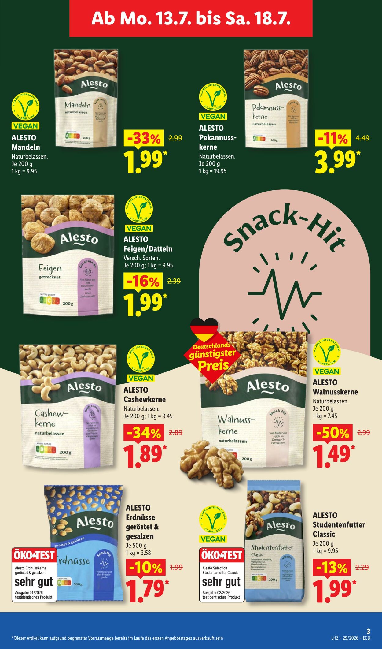 Prospekt Lidl 13.07.2026 - 18.07.2026