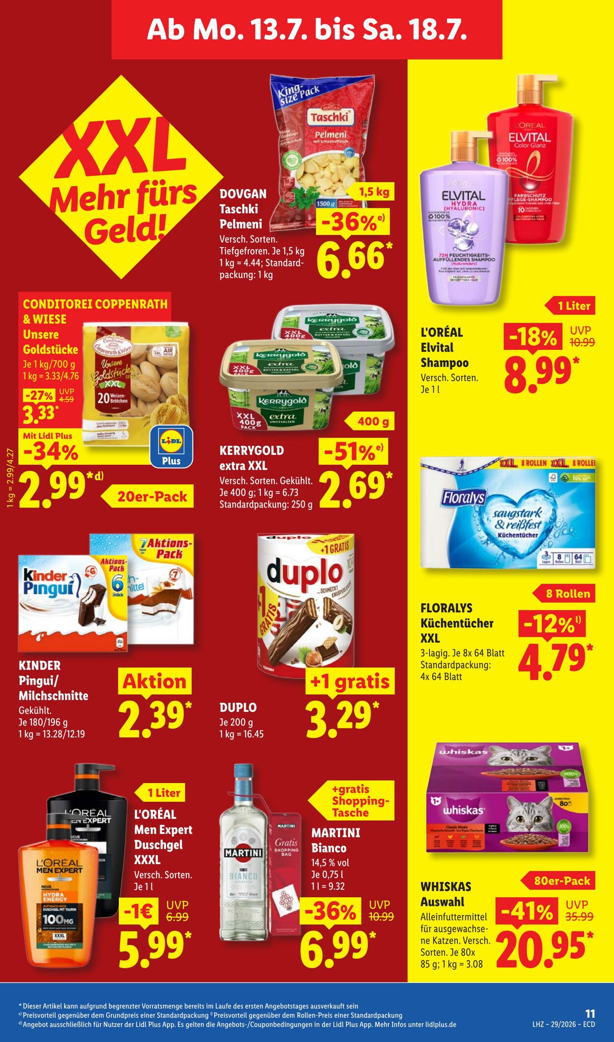 Prospekt Lidl 13.07.2026 - 18.07.2026