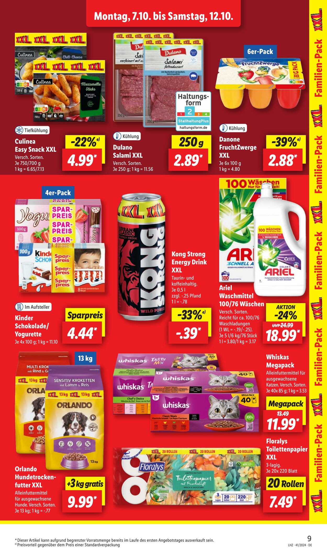 Prospekt Lidl 07.10.2024 - 12.10.2024