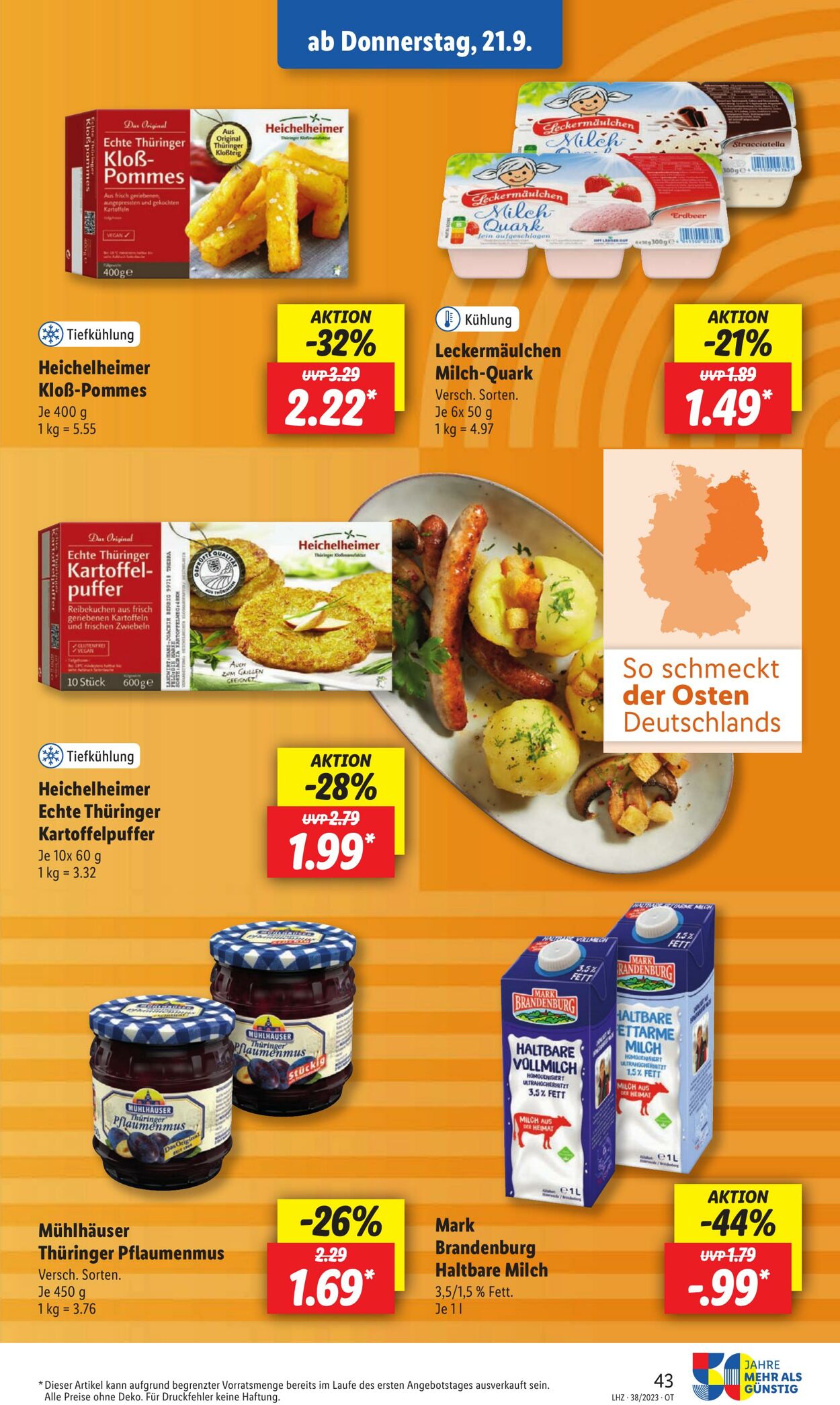 Prospekt Lidl 18.09.2023 - 23.09.2023