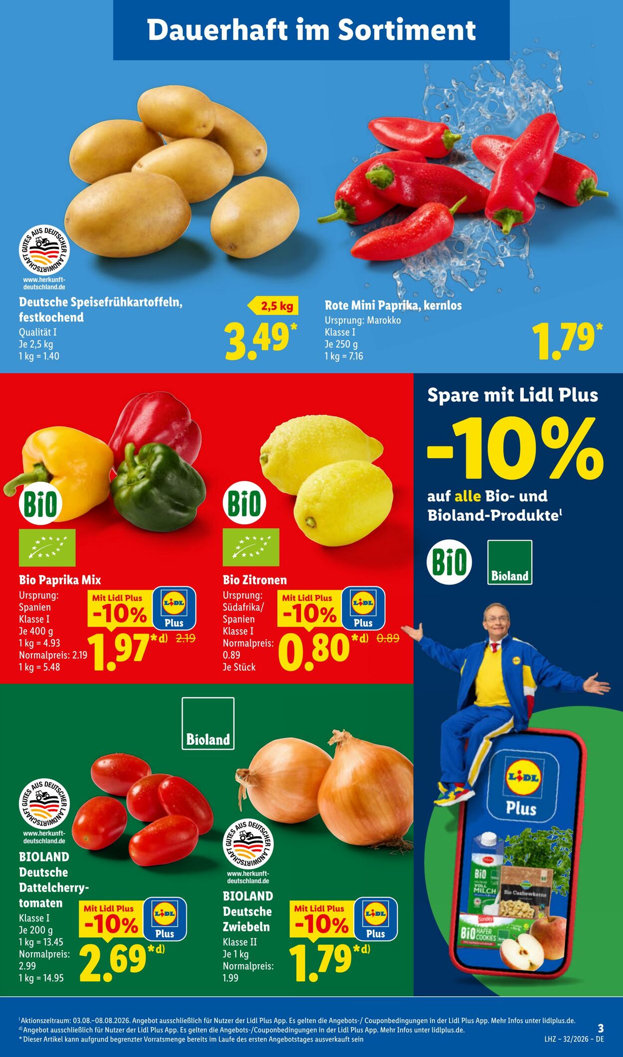 Prospekt Lidl 03.08.2026 - 08.08.2026