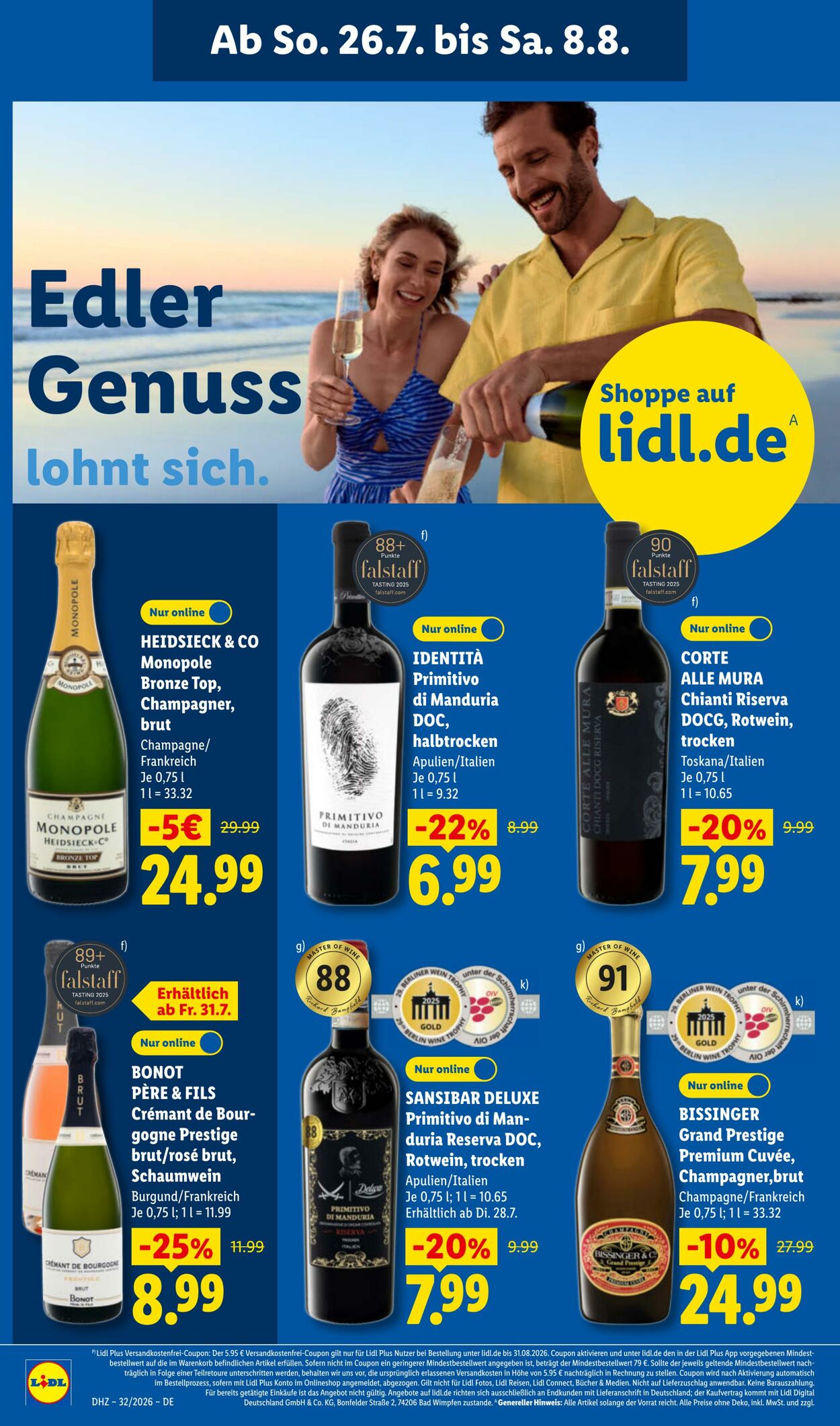 Prospekt Lidl 03.08.2026 - 08.08.2026
