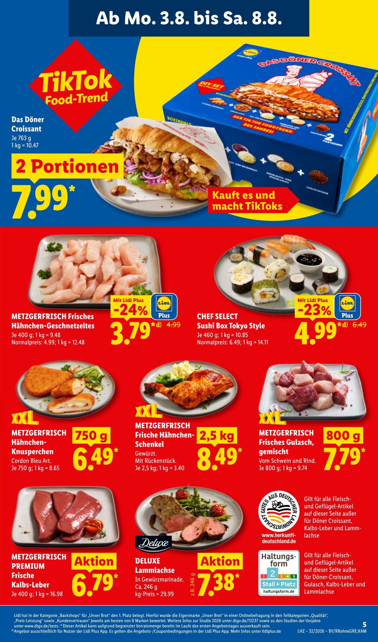 Prospekt Lidl 03.08.2026 - 08.08.2026