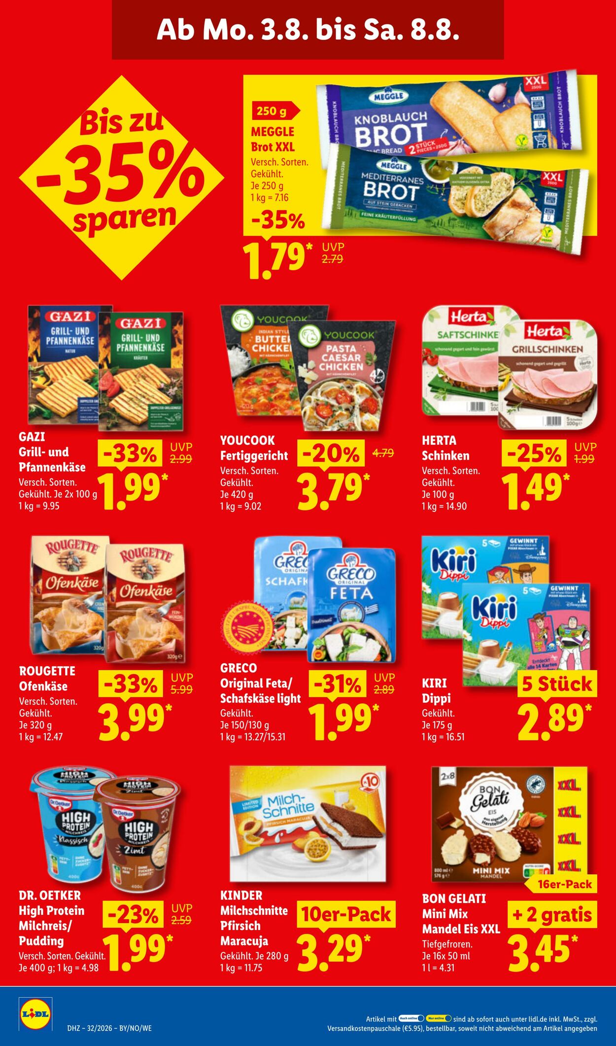Prospekt Lidl 03.08.2026 - 08.08.2026