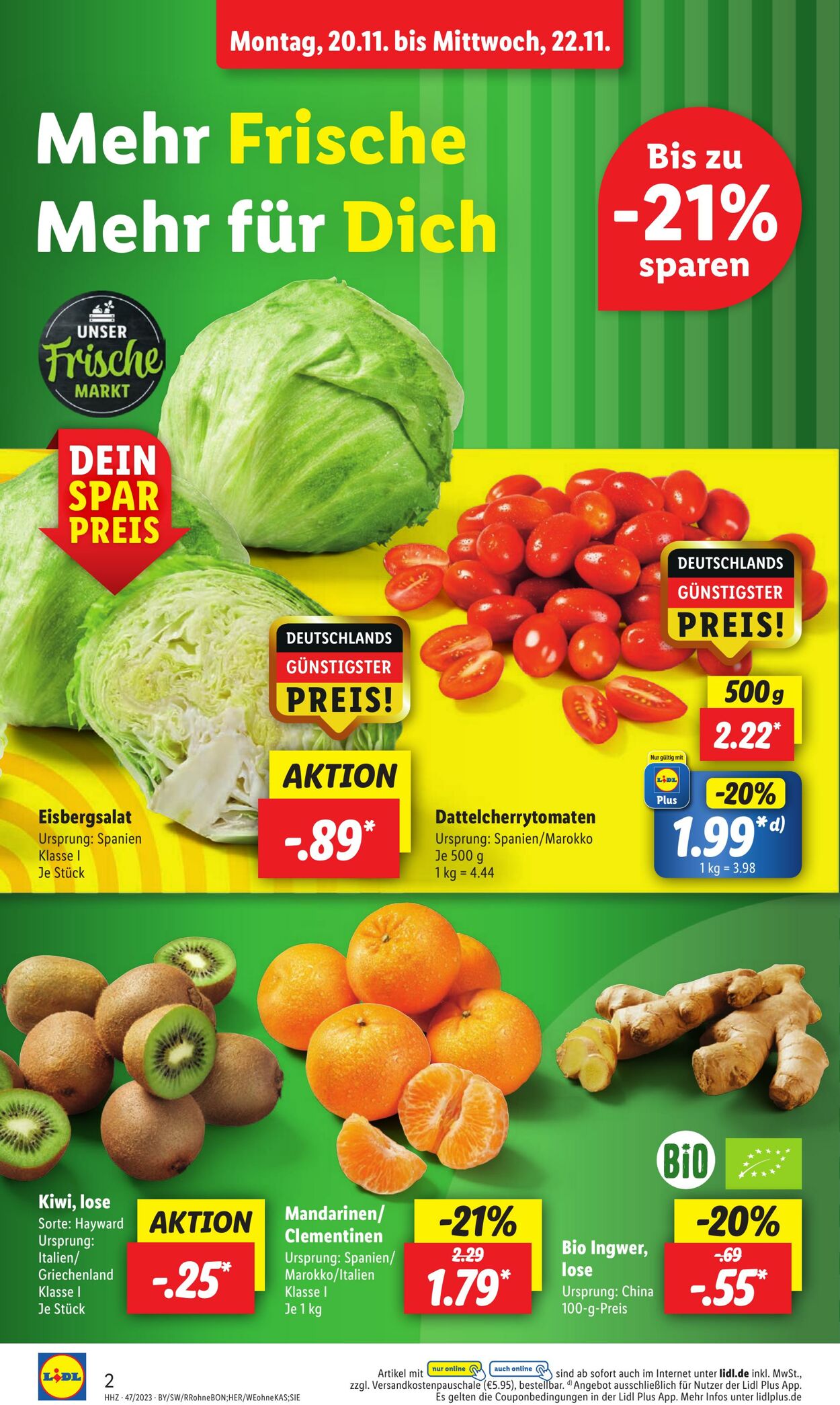 Prospekt Lidl 20.11.2023 - 25.11.2023