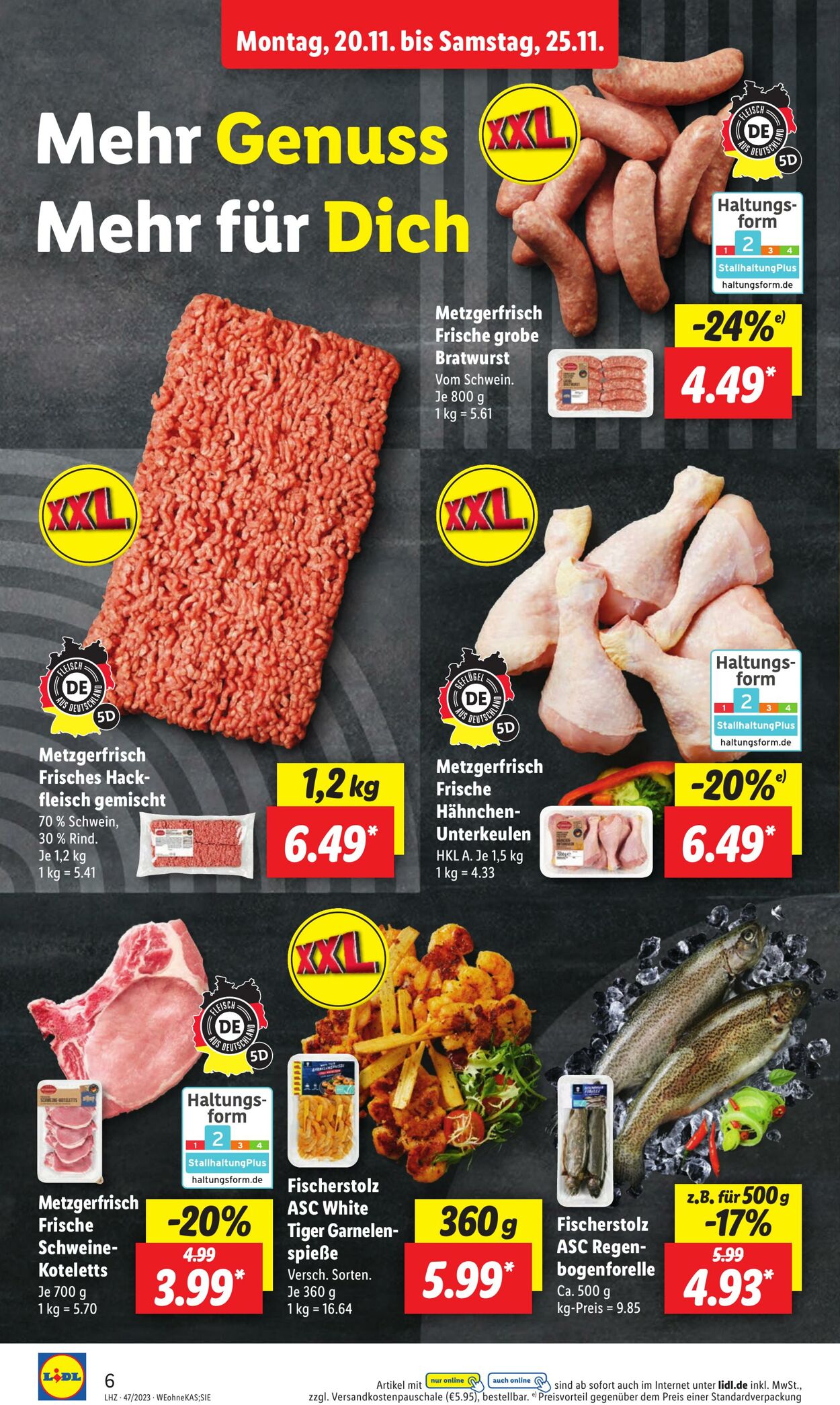 Prospekt Lidl 20.11.2023 - 25.11.2023