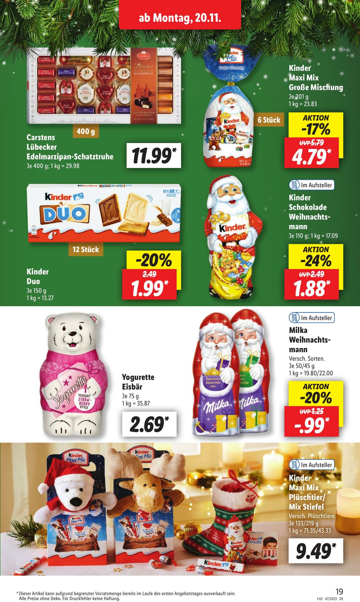 Prospekt Lidl 20.11.2023 - 25.11.2023