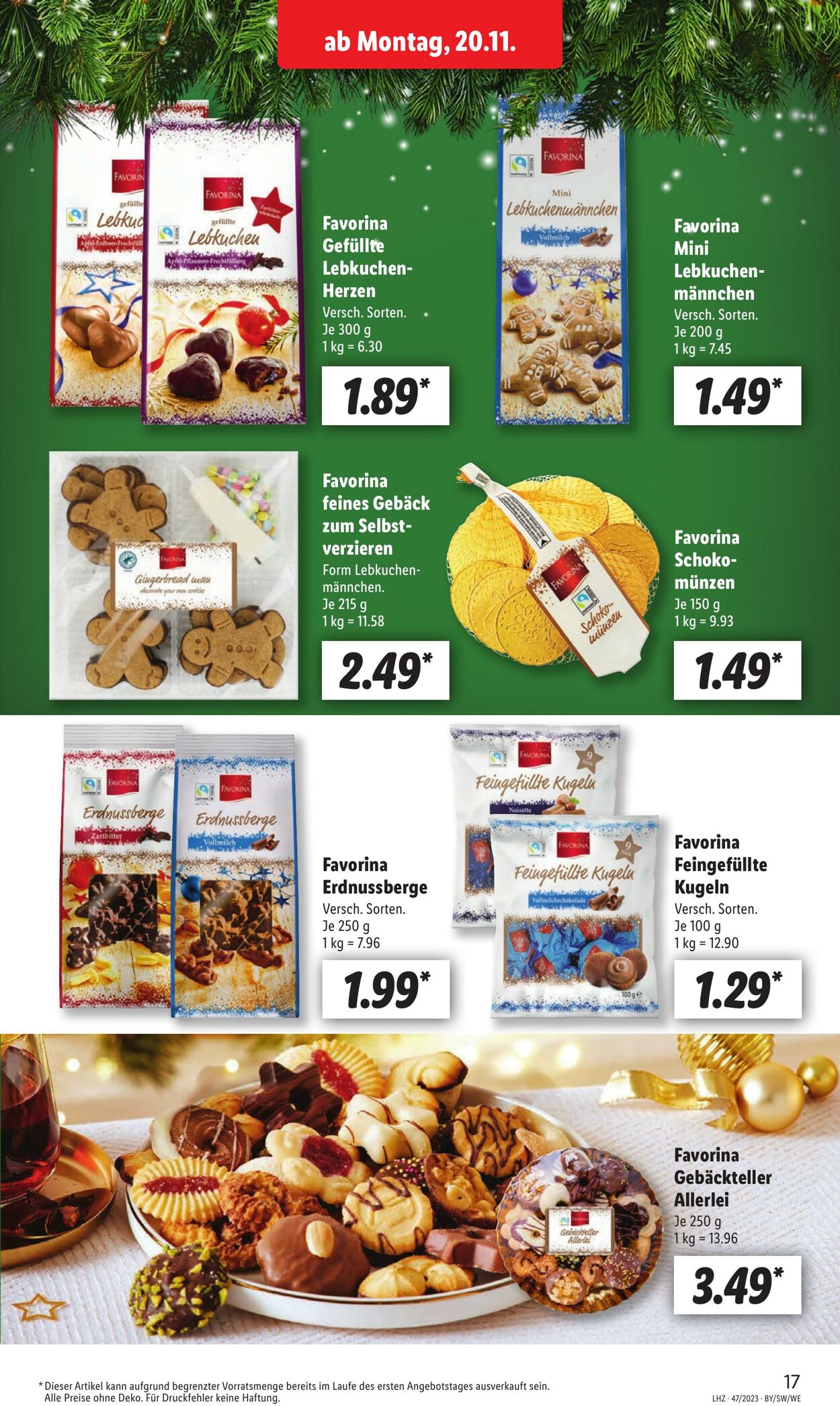 Prospekt Lidl 20.11.2023 - 25.11.2023