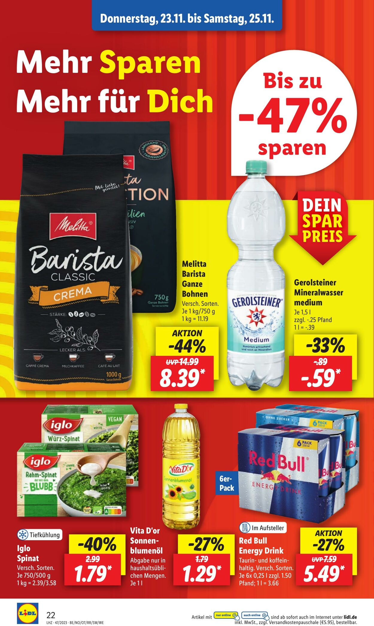 Prospekt Lidl 20.11.2023 - 25.11.2023