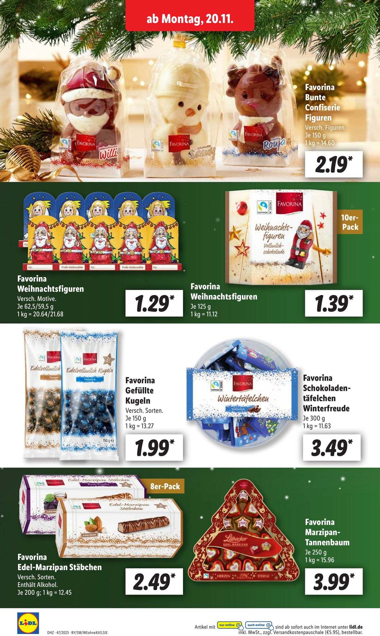 Prospekt Lidl 20.11.2023 - 25.11.2023