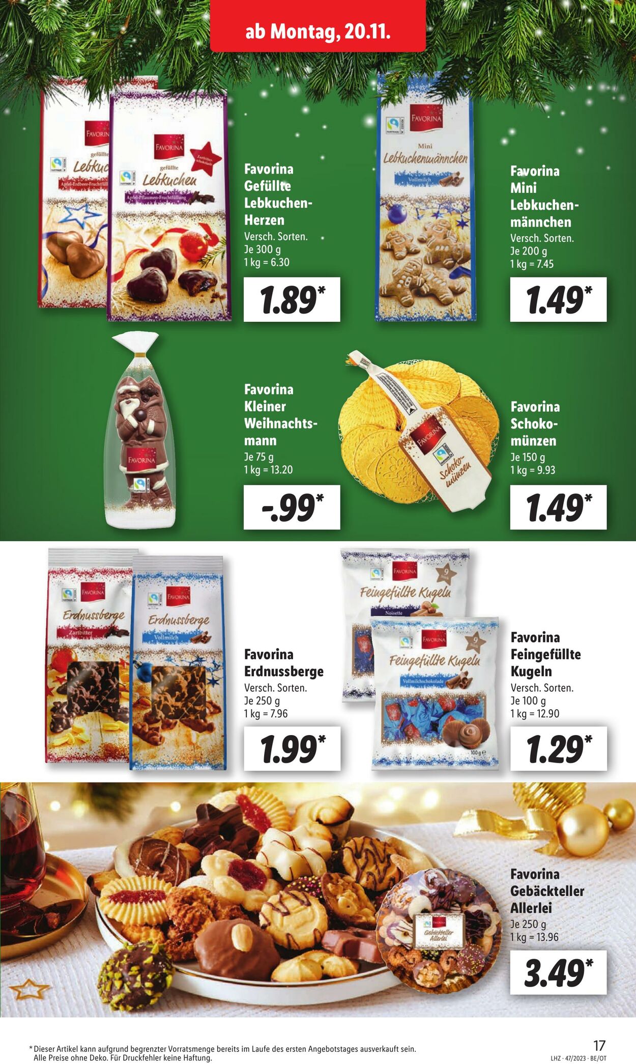 Prospekt Lidl 20.11.2023 - 25.11.2023