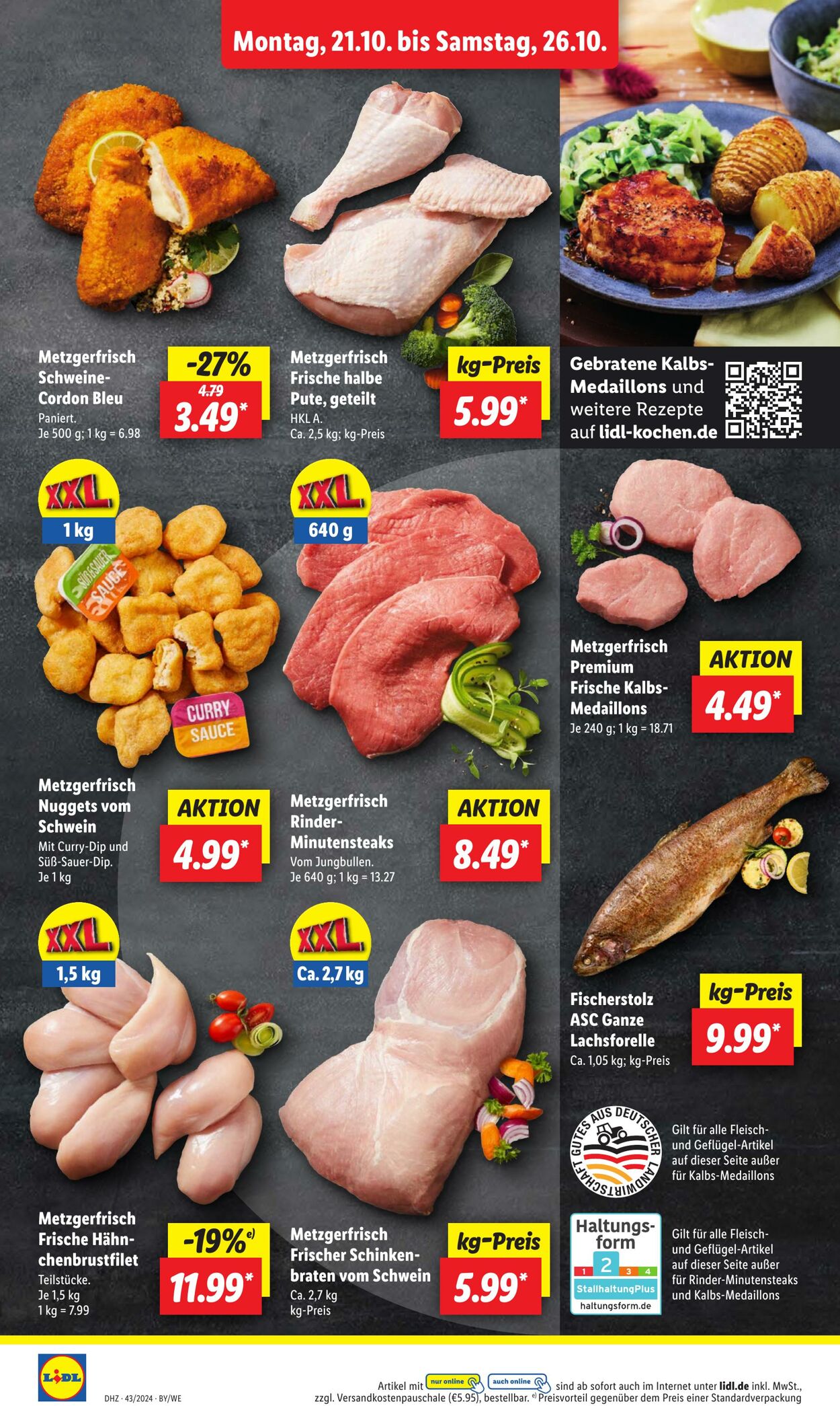 Prospekt Lidl 21.10.2024 - 26.10.2024