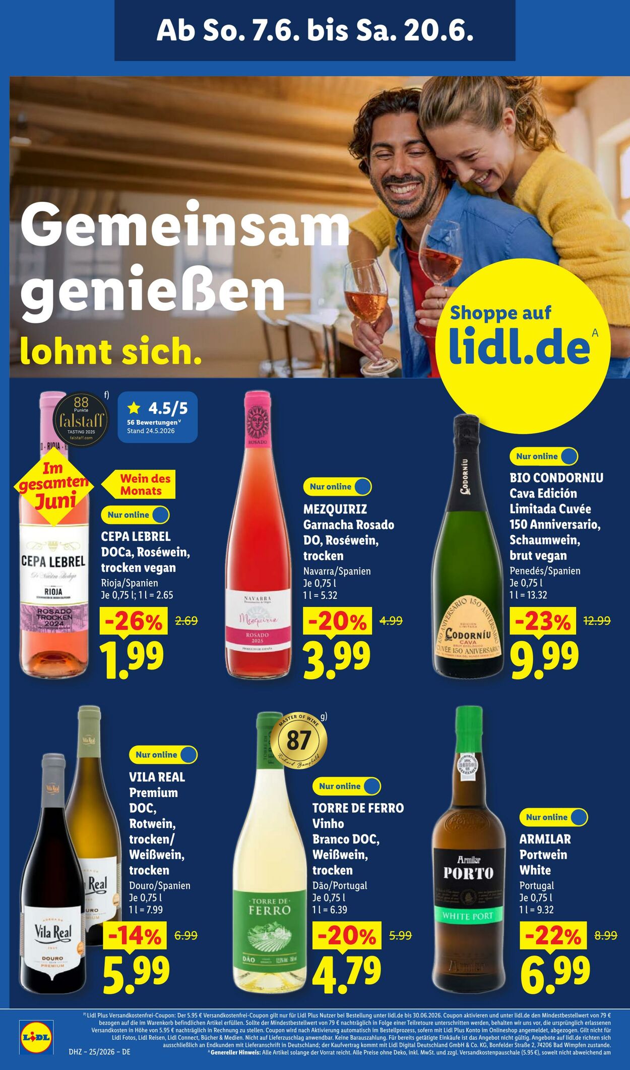 Prospekt Lidl 15.06.2026 - 20.06.2026