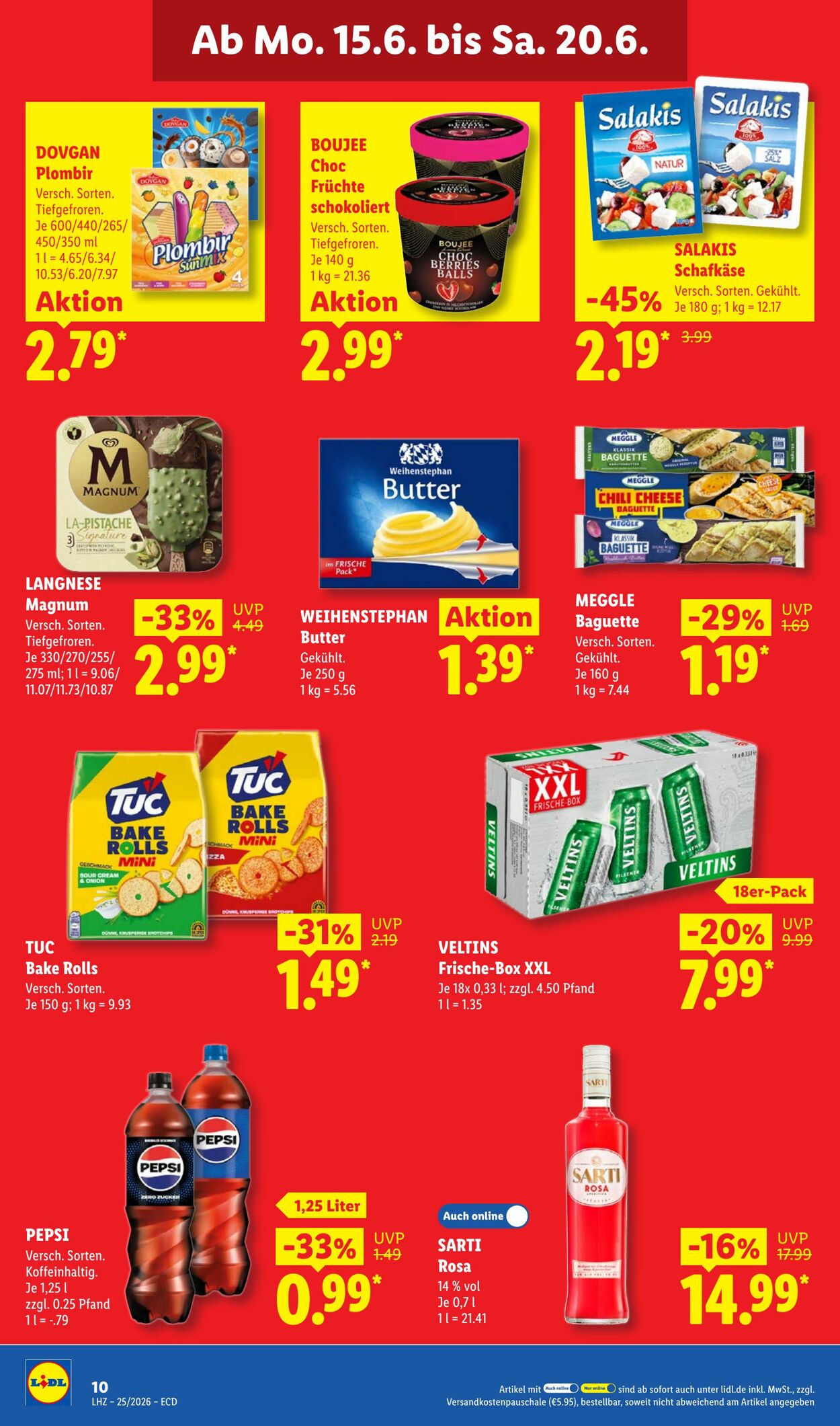 Prospekt Lidl 15.06.2026 - 20.06.2026