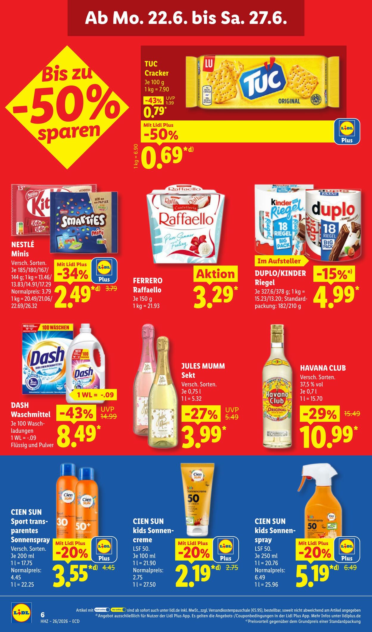 Prospekt Lidl 22.06.2026 - 27.06.2026