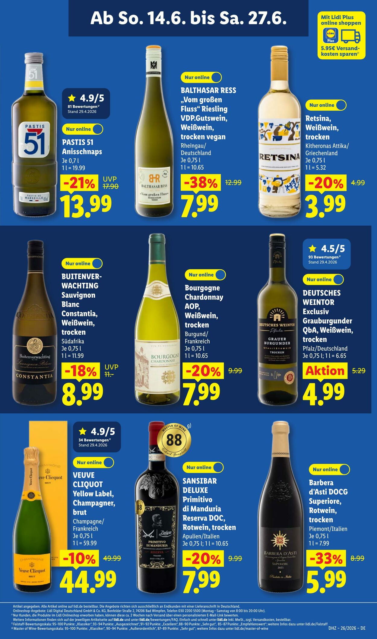 Prospekt Lidl 22.06.2026 - 27.06.2026