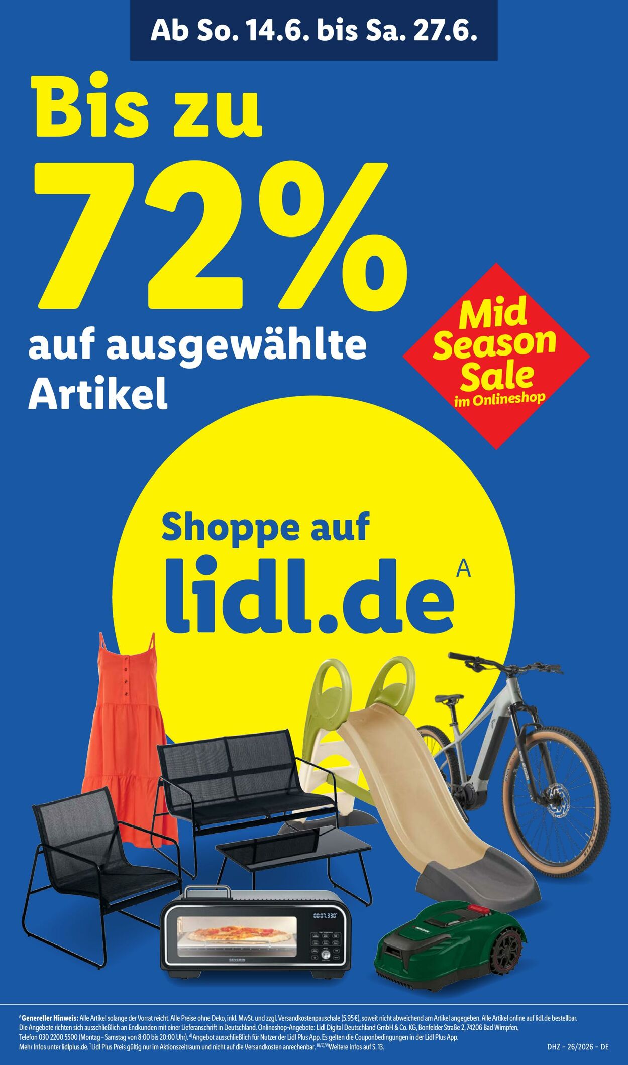 Prospekt Lidl 22.06.2026 - 27.06.2026