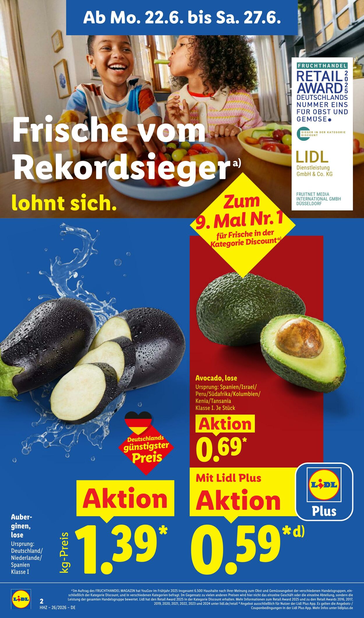 Prospekt Lidl 22.06.2026 - 27.06.2026