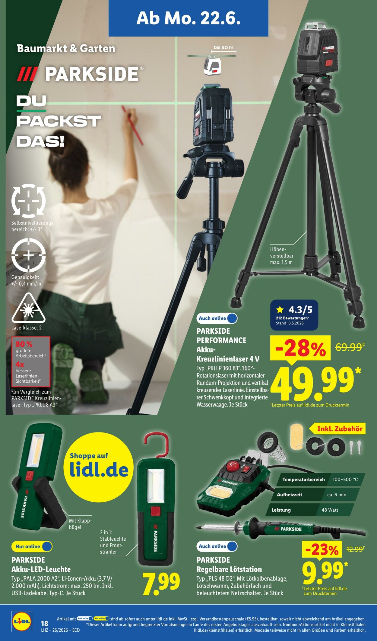 Prospekt Lidl 22.06.2026 - 27.06.2026