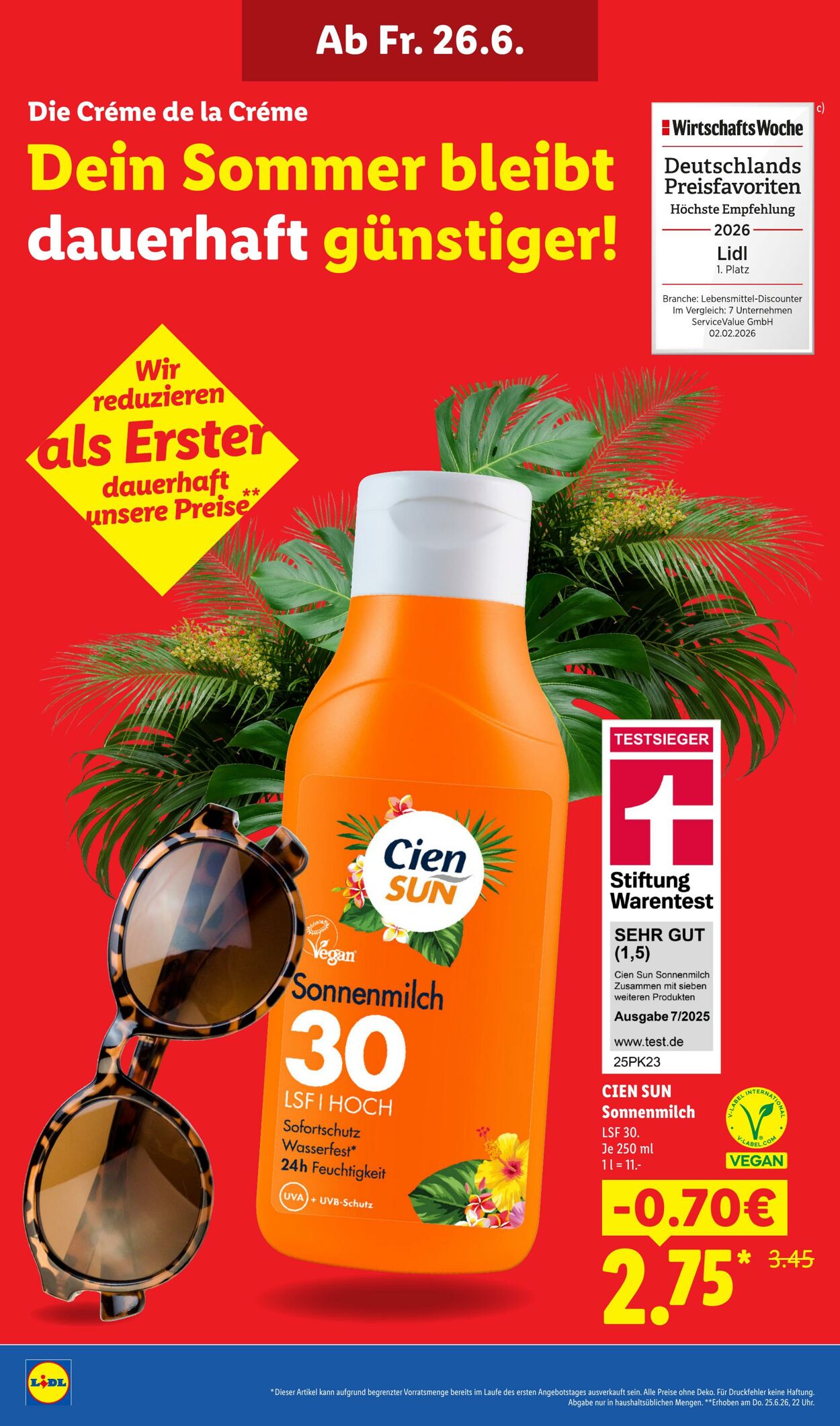 Prospekt Lidl 22.06.2026 - 27.06.2026