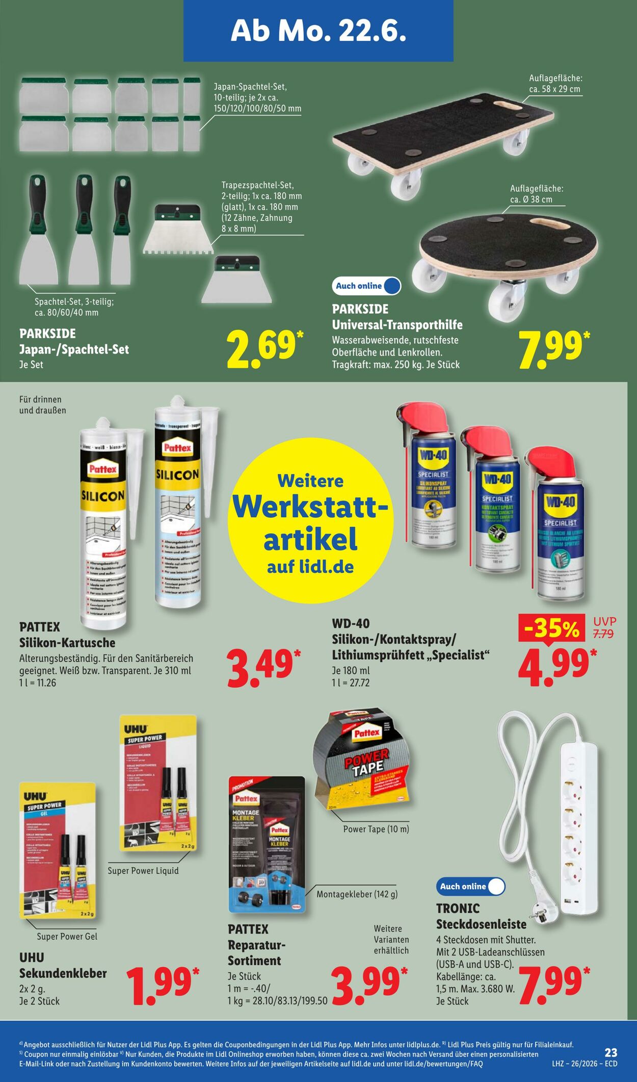 Prospekt Lidl 22.06.2026 - 27.06.2026