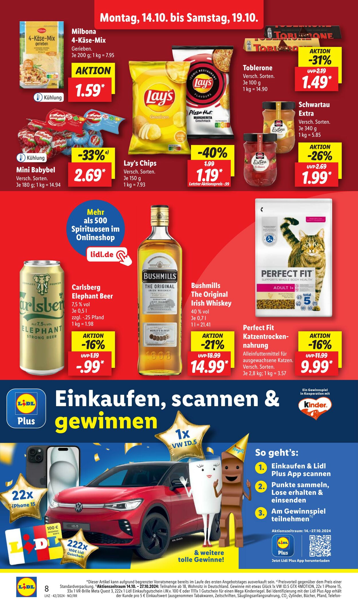 Prospekt Lidl 14.10.2024 - 19.10.2024