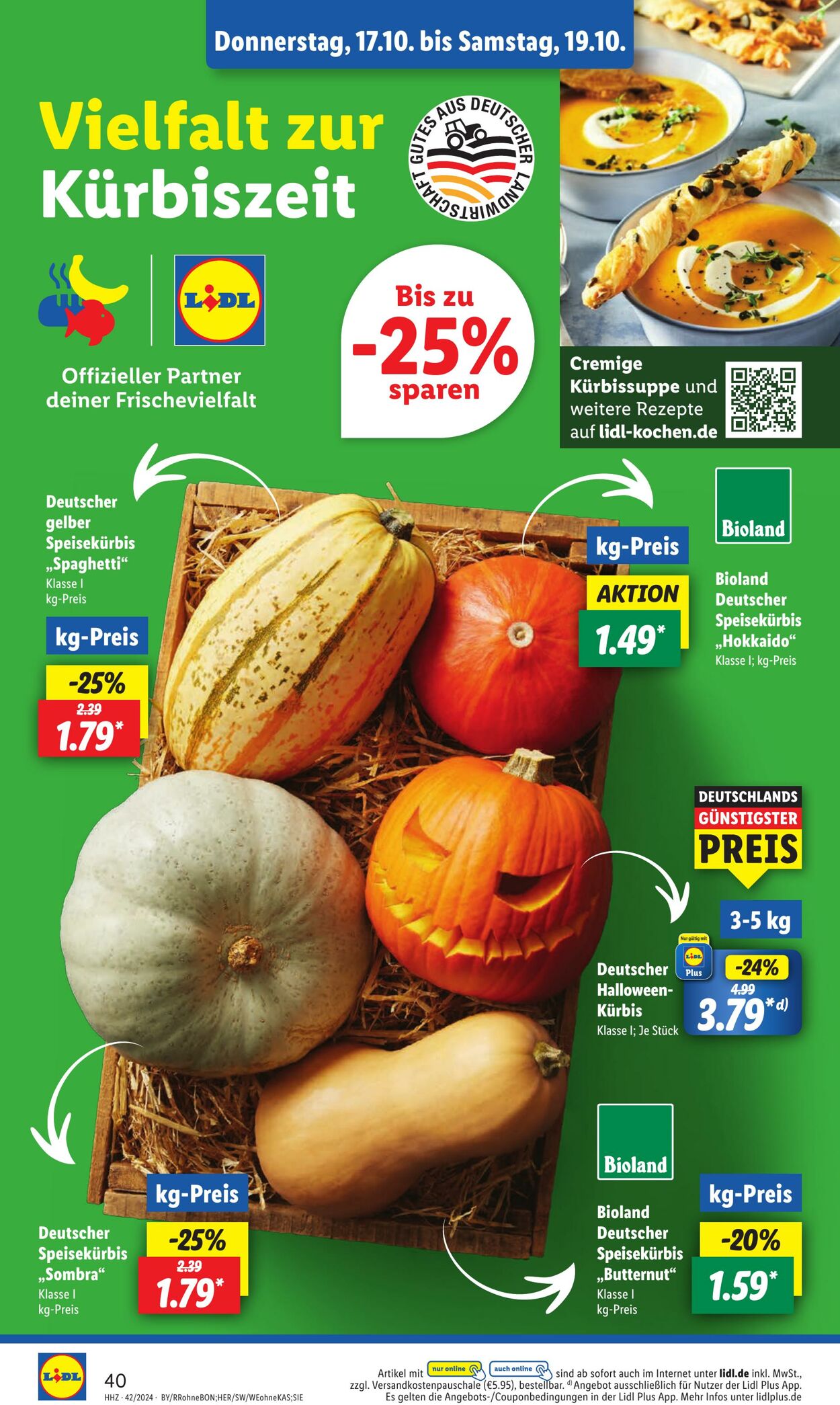 Prospekt Lidl 14.10.2024 - 19.10.2024