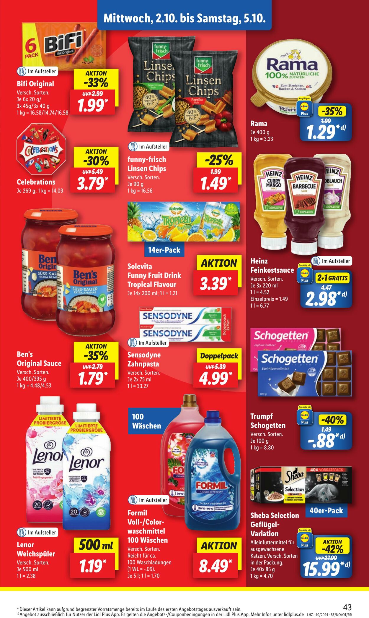 Prospekt Lidl 30.09.2024 - 05.10.2024