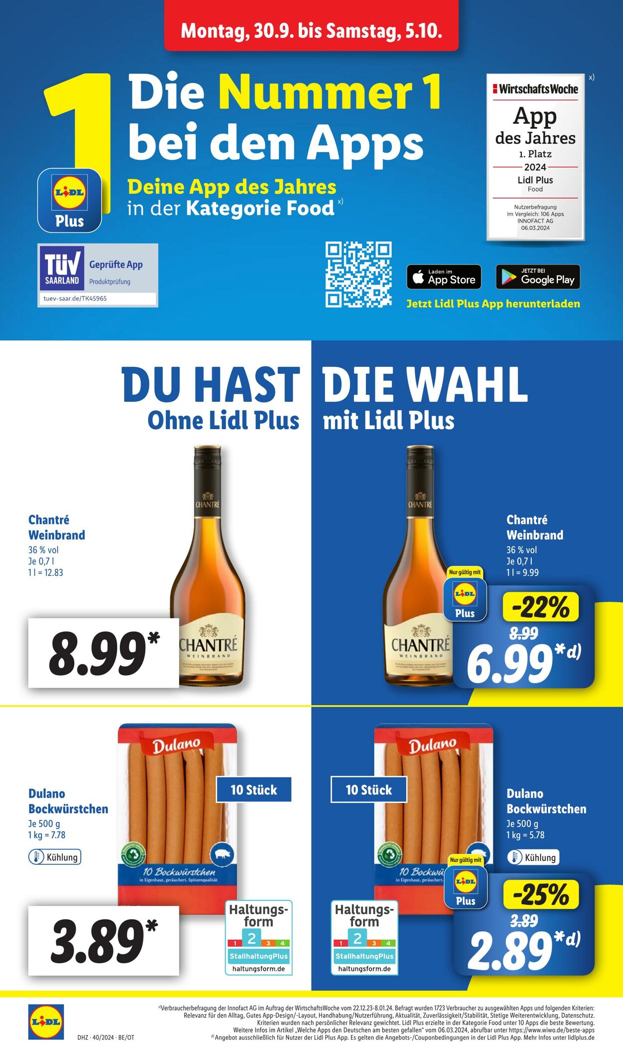 Prospekt Lidl 30.09.2024 - 05.10.2024