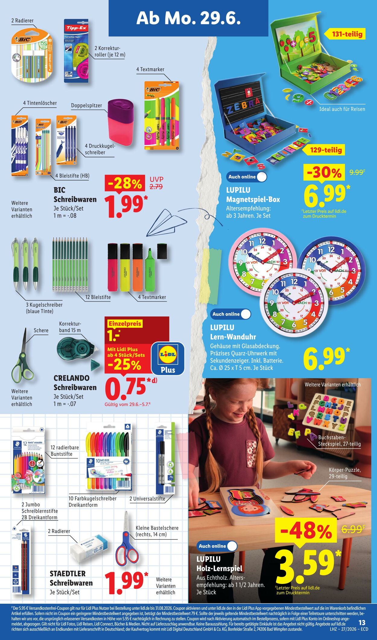 Prospekt Lidl 29.06.2026 - 04.07.2026
