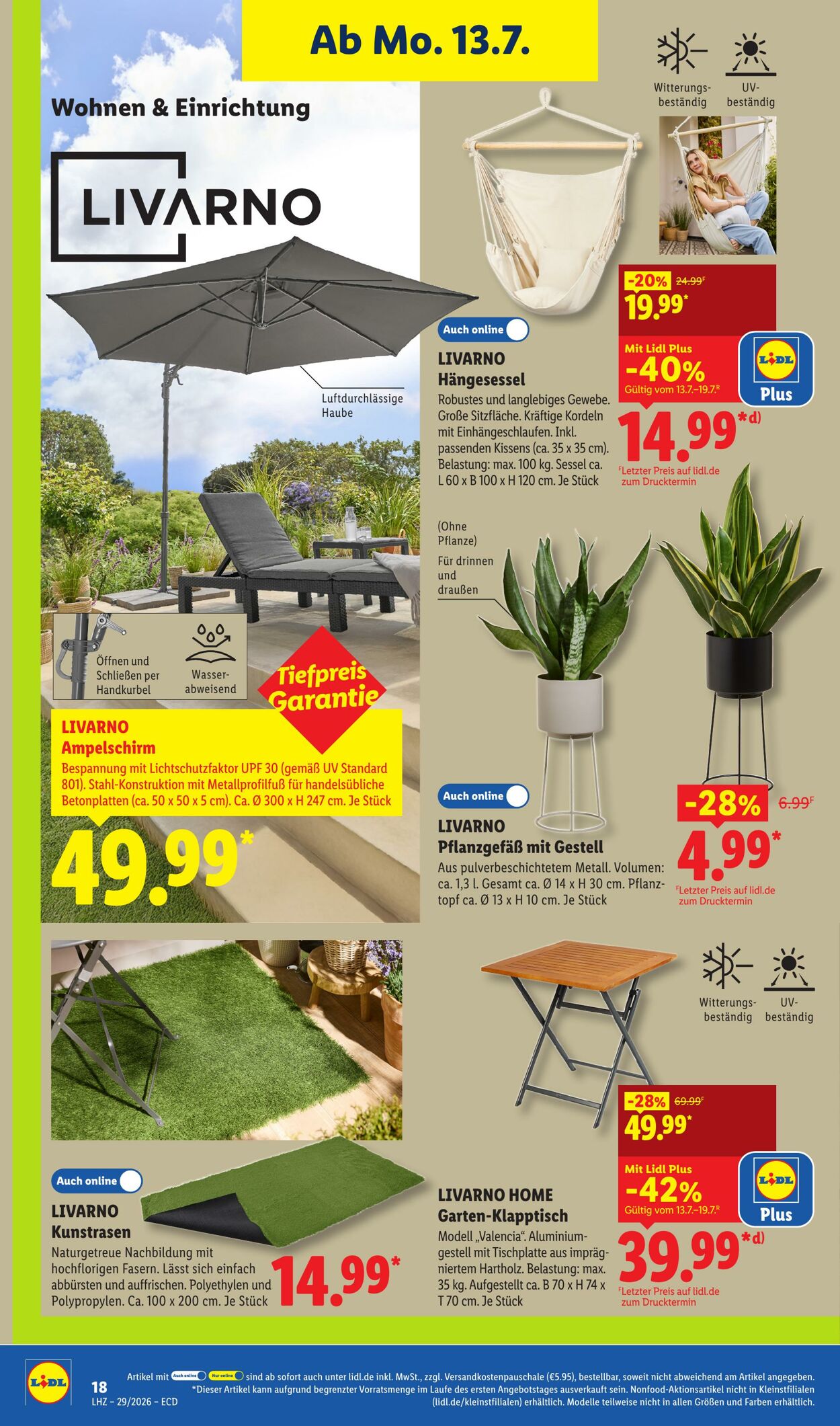Prospekt Lidl 13.07.2026 - 18.07.2026