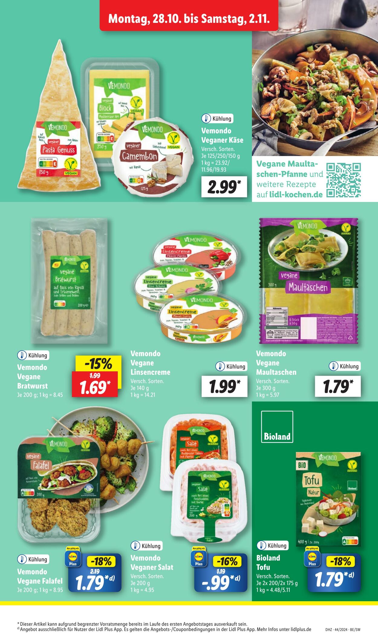 Prospekt Lidl 28.10.2024 - 02.11.2024