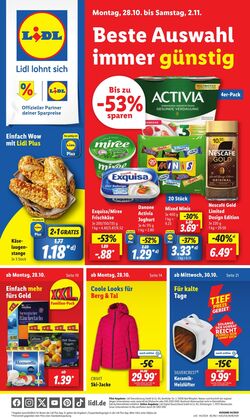 Prospekt Lidl 28.10.2024 - 02.11.2024