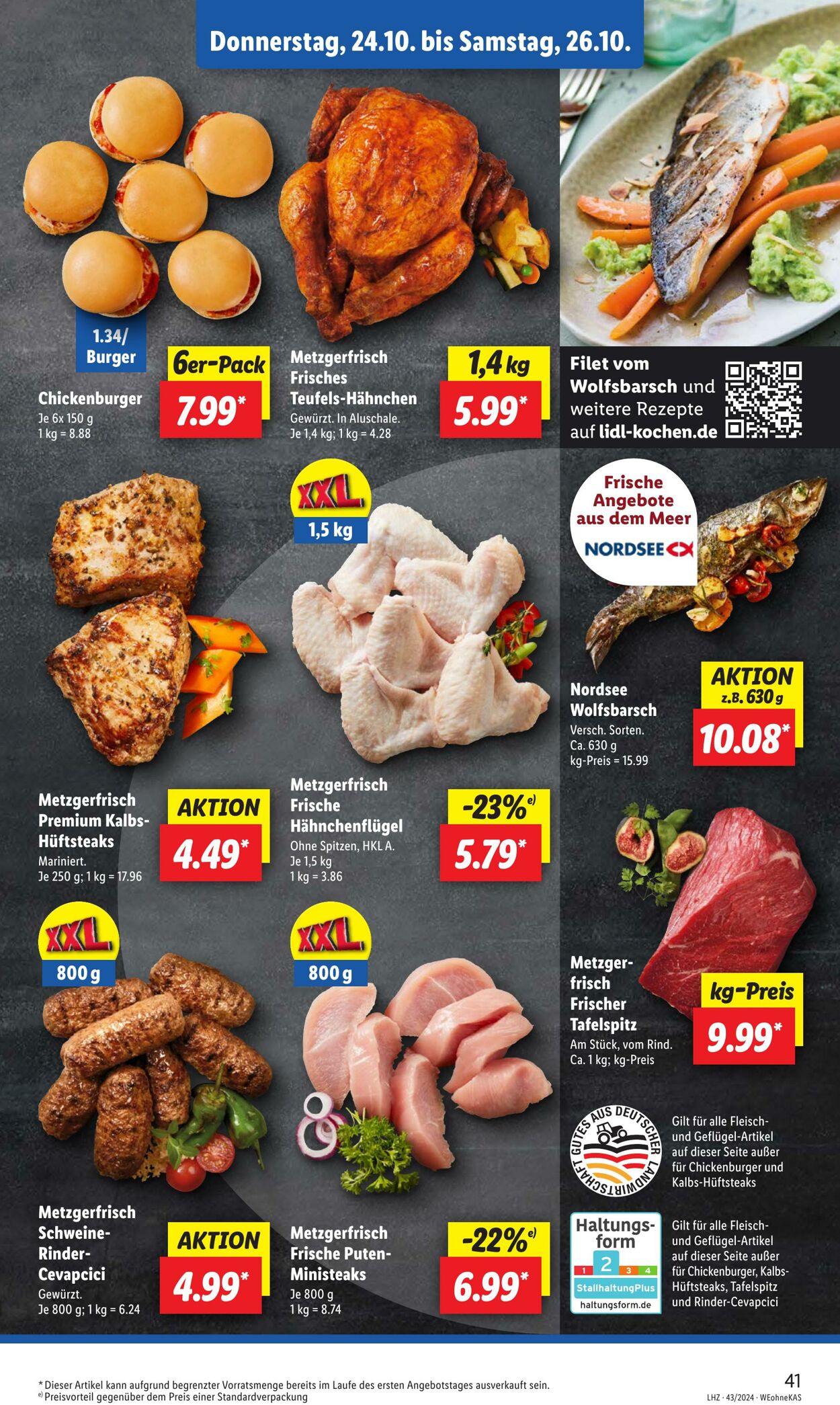 Prospekt Lidl 21.10.2024 - 26.10.2024