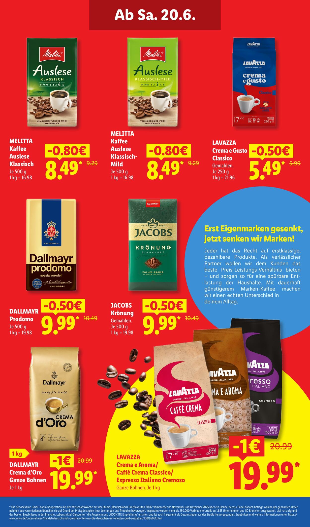 Prospekt Lidl 15.06.2026 - 20.06.2026