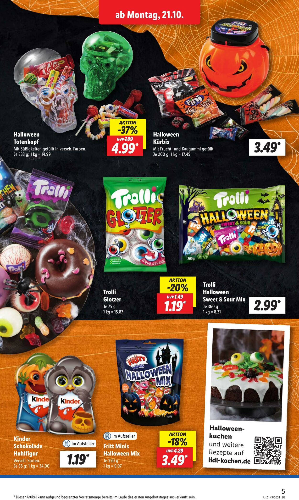 Prospekt Lidl 21.10.2024 - 26.10.2024