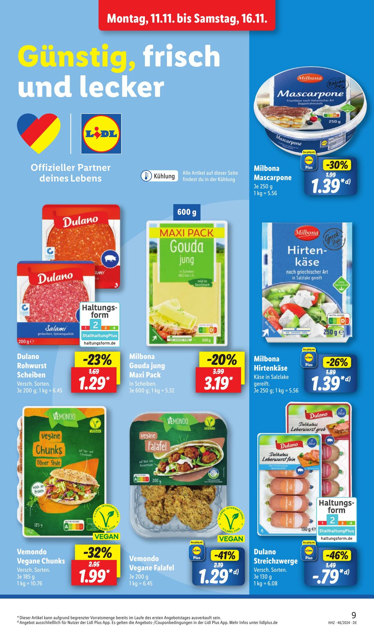 Prospekt Lidl 11.11.2024 - 16.11.2024