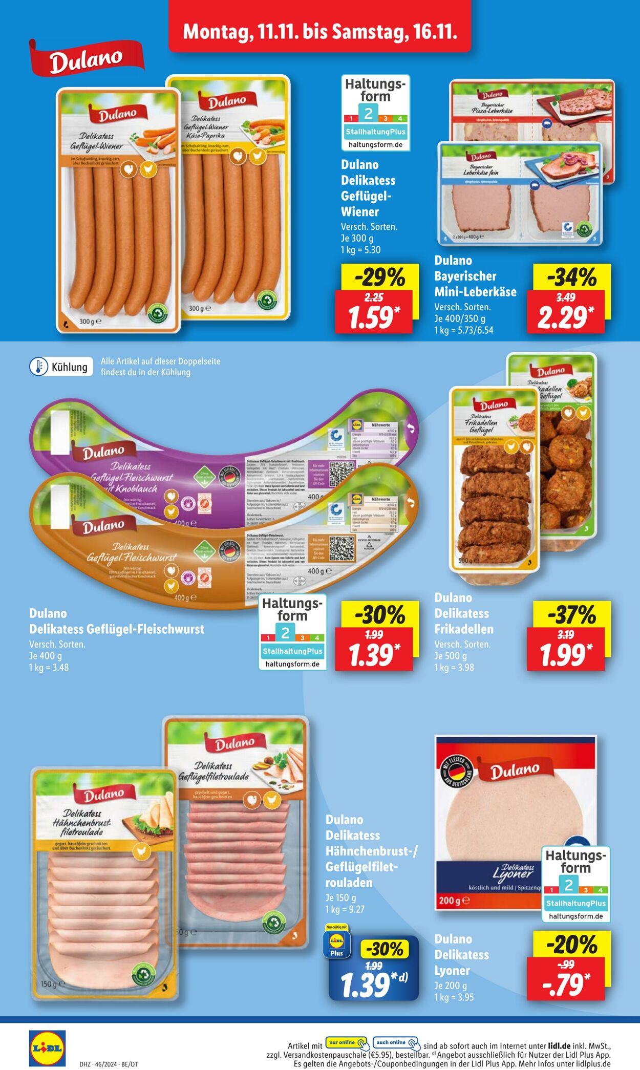 Prospekt Lidl 11.11.2024 - 16.11.2024